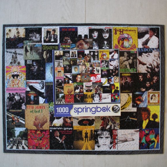 Play That Beat Springbok 1000 Pc Puzzle 24x30 Album Cover Art 33-10888 - Picture 1 of 7